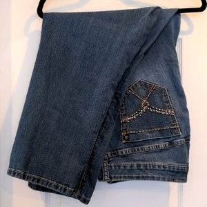 GUC Vintage Torrid Blingy Denim Capris